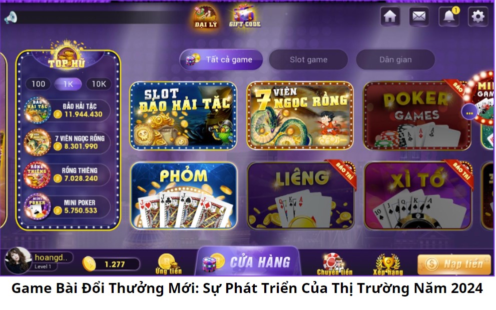 Top 10 Game Bài Đổi Thưởng Mới Nhất 2024 