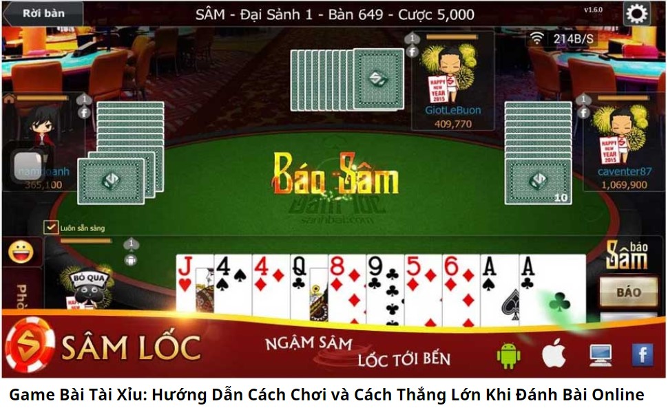 Game Bài Tài Xỉu: Hướng Dẫn Cách Chơi và Cách Thắng Lớn Khi Đánh Bài Online